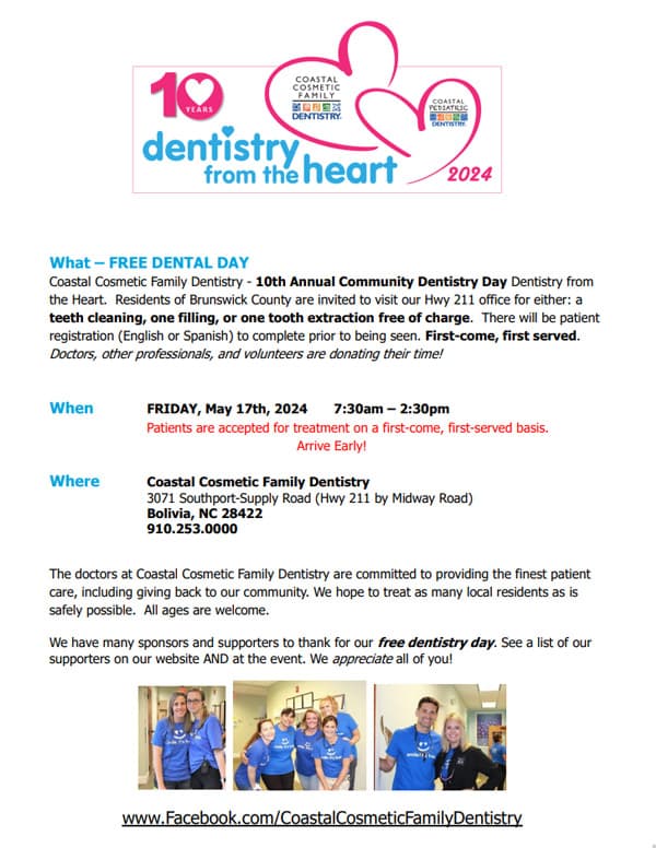 Dentistry From The Heart Flyer